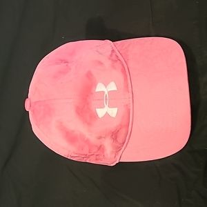 Pink under armour youth hat